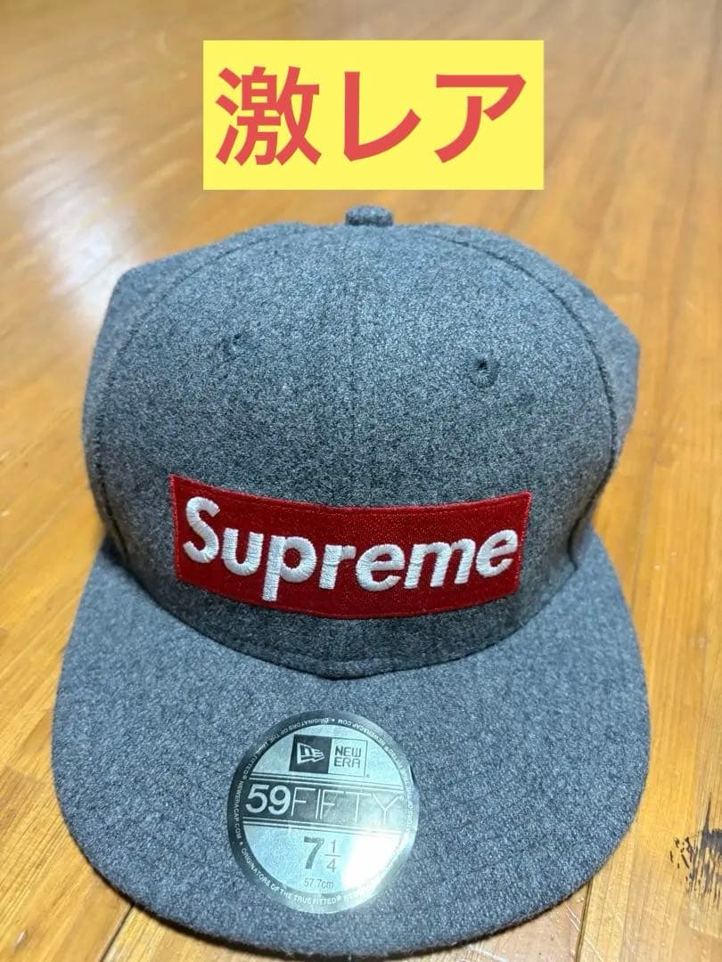 SupremeNewEra BoxLogo 59FIFTY 71/4国旗フラッグ