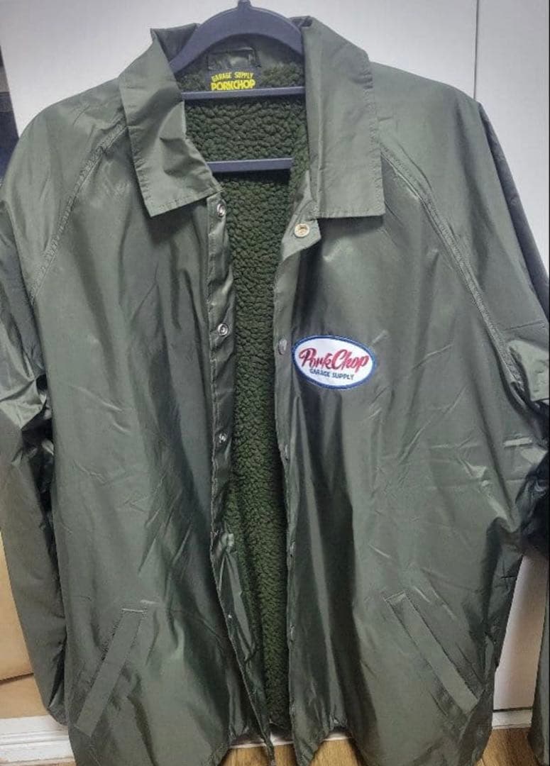 y*n様 美品　PORKCHOP ポークチョップ　ボア　フリース内張りジャケット