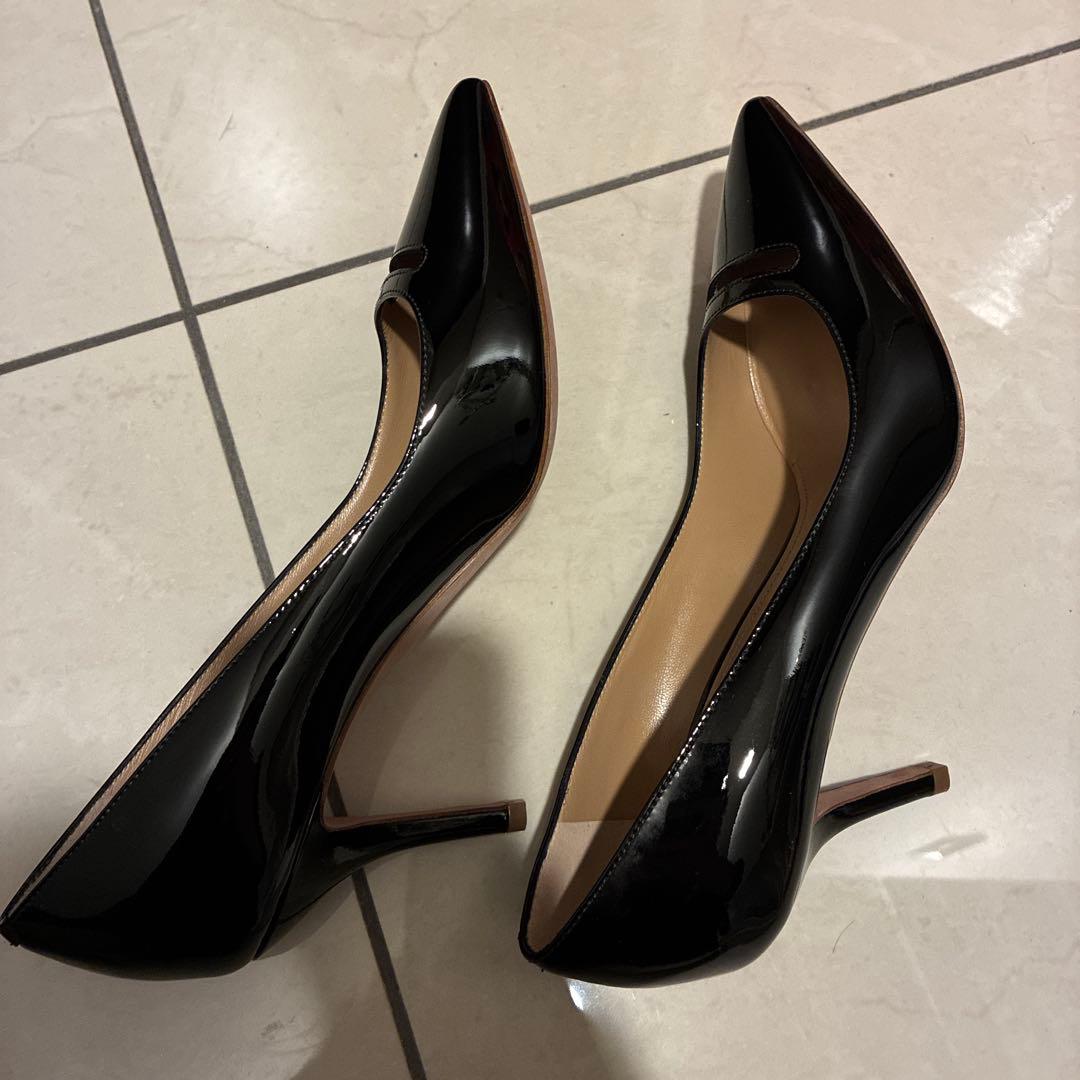 A*ル様 新品　PELLICO アネッリ　レザー　エナメル　パンプス　38.5