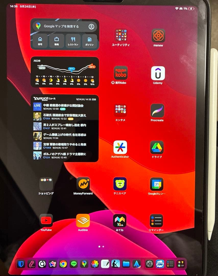 iPad Pro 256GB セルラー + Apple Pencil 2