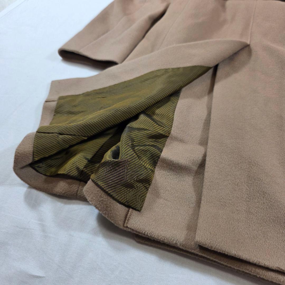 【美品　カシミヤ100%】デプレ　チェスターコート　コロンボ　ベルト　Aライン