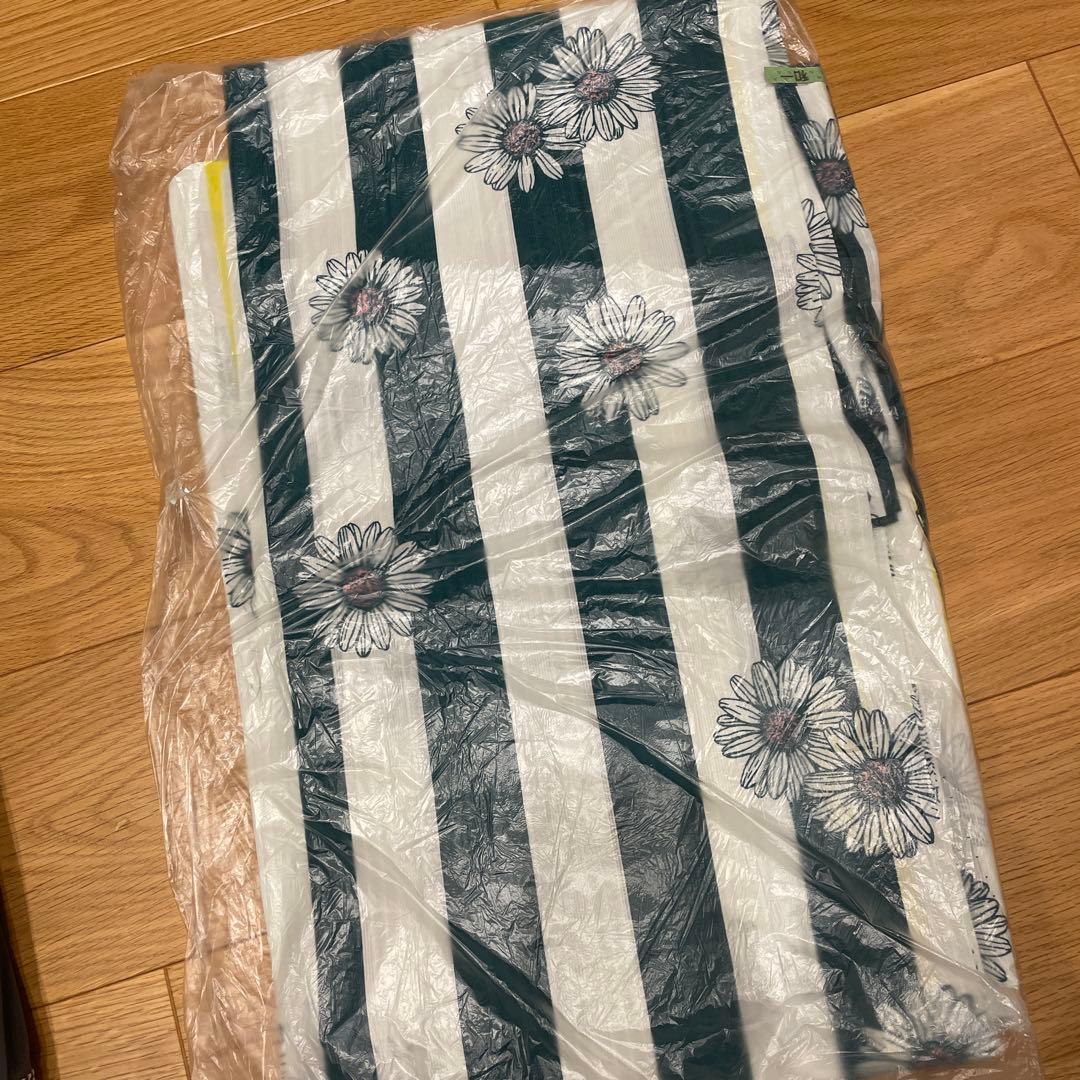 【きものやまと】 ドゥーブルメゾン　ストライプ花柄浴衣・帯・小物セット