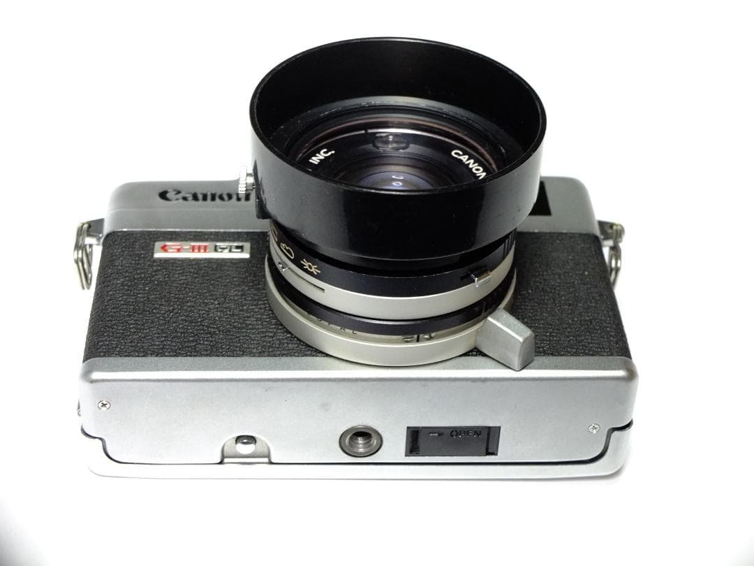 【実写確認整備品】ニューキャノネットQL19G-Ⅲ／CANON LENSf1.9