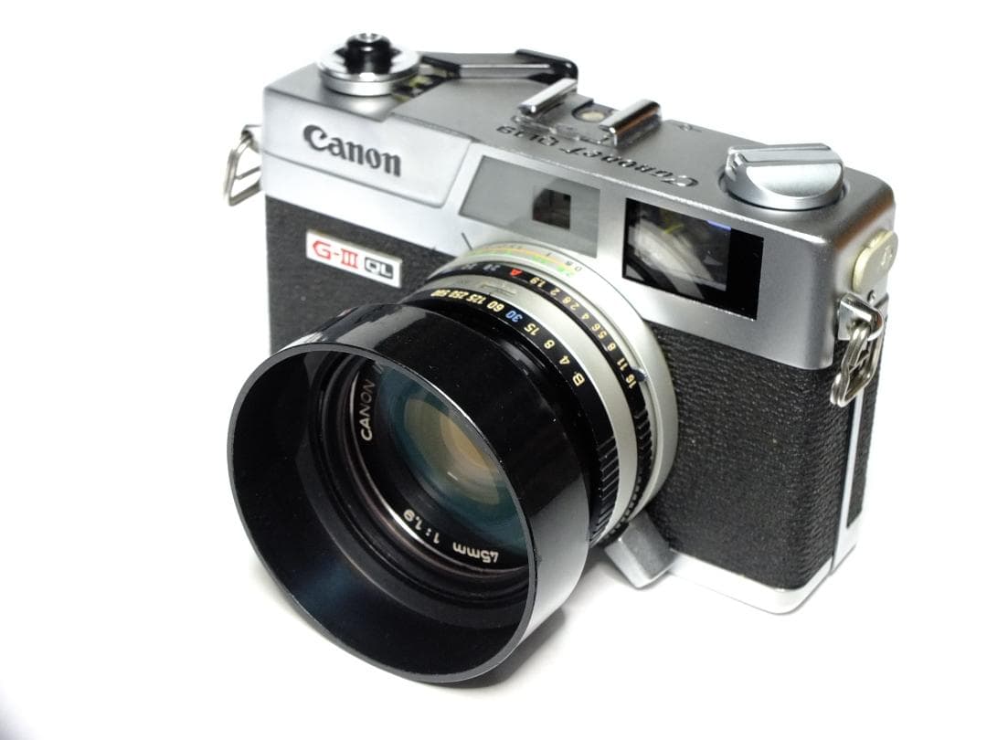 【実写確認整備品】ニューキャノネットQL19G-Ⅲ／CANON LENSf1.9