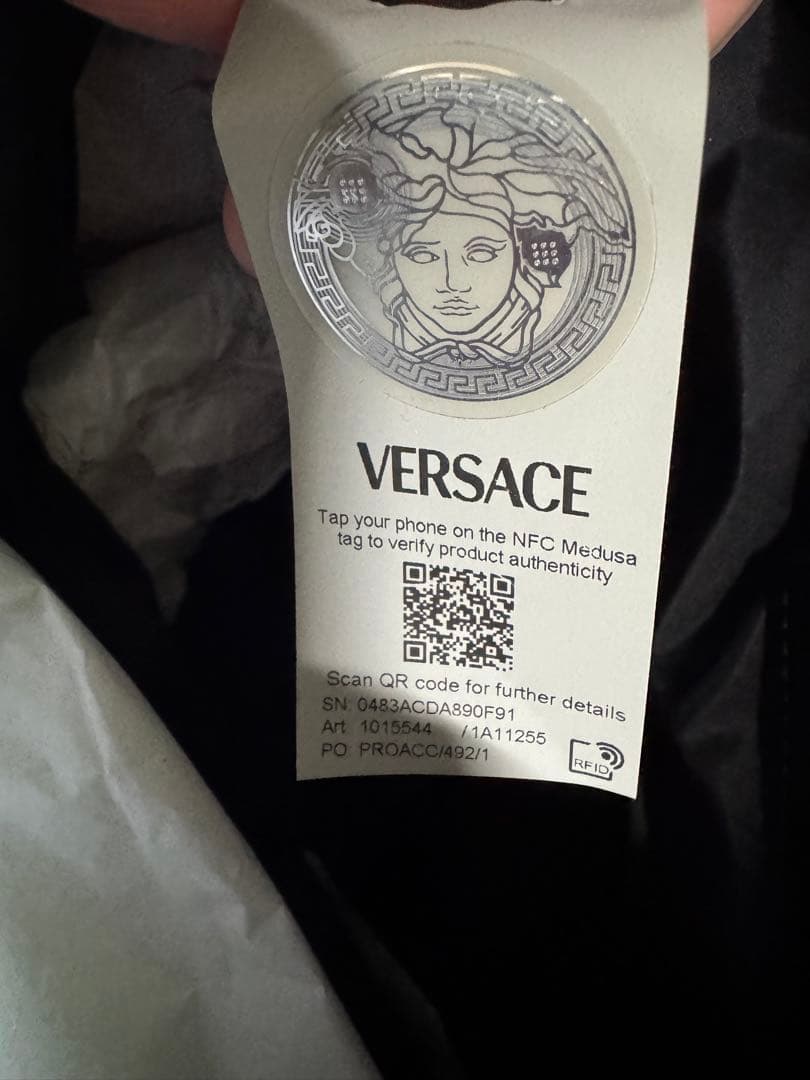 VERSACE メデューサ ナイロン トート