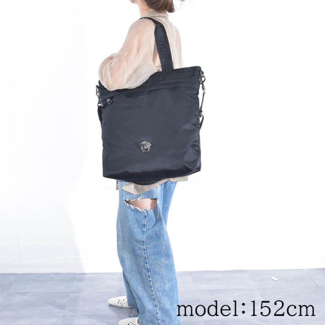 VERSACE メデューサ ナイロン トート