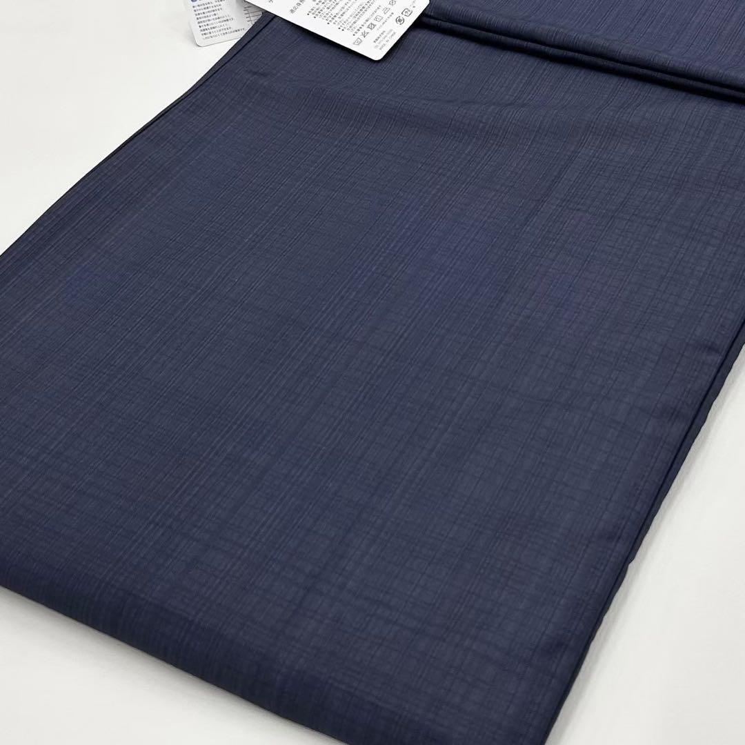 浴衣　夏　単着物　紺色　吸湿速乾　　クール素材　浴衣単品　0715⑥