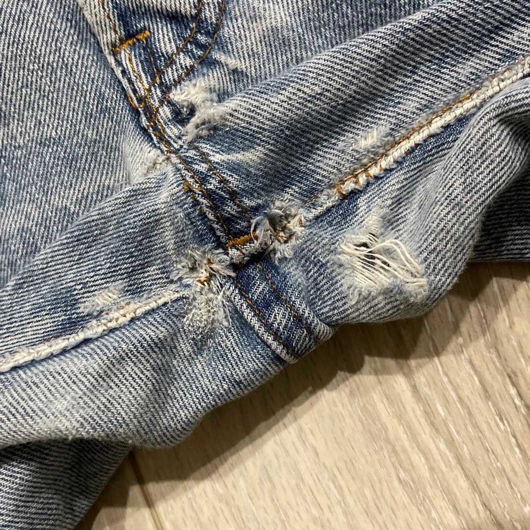 80s USA製 Levi's 501 赤耳 黒カン デニムパンツ W32