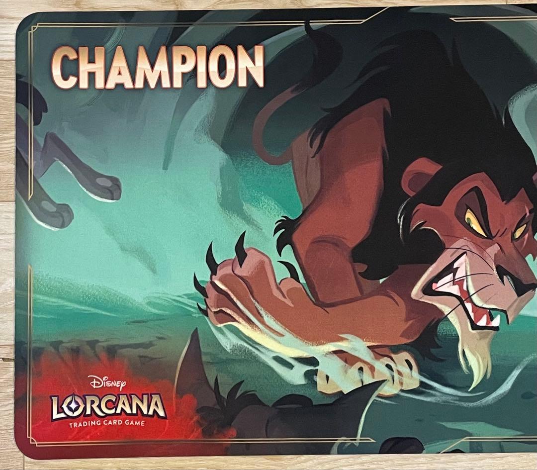 希少 海外限定 ロルカナ スカー チャンピオン プレイマット ディズニー