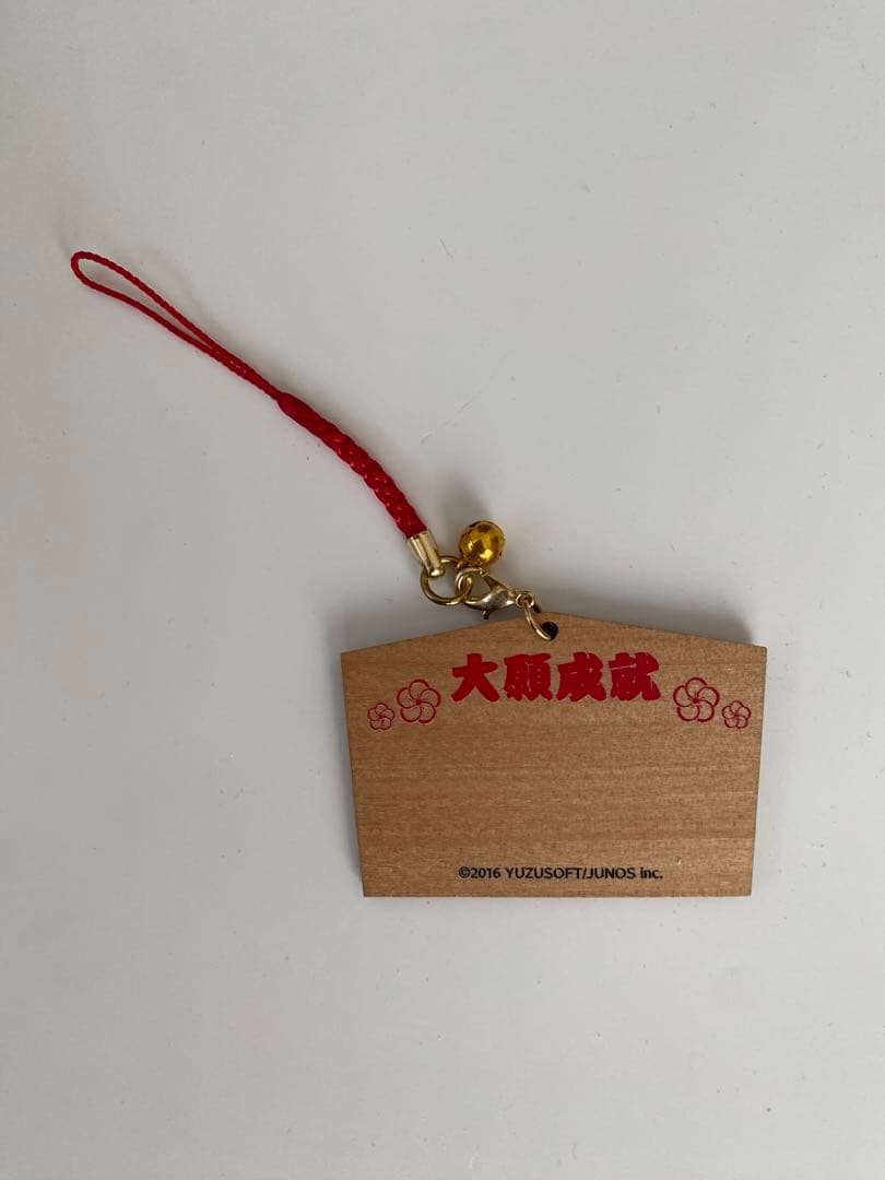 千恋＊万花 絵馬風ストラップ　 常陸茉子　ゆずソフト