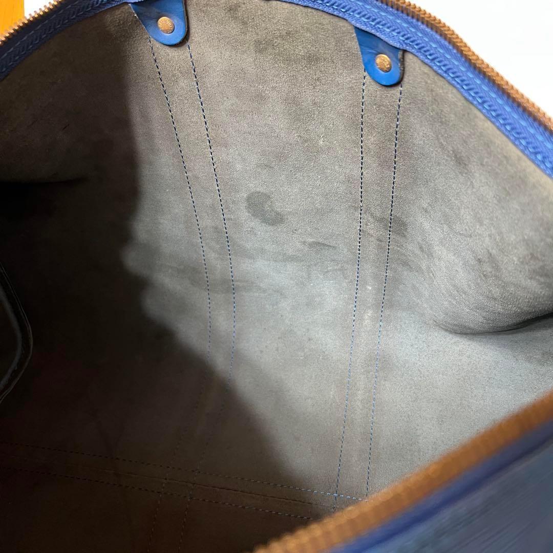 ルイヴィトン　LOUIS VUITTON エピ　ボストンバッグ　ブルー