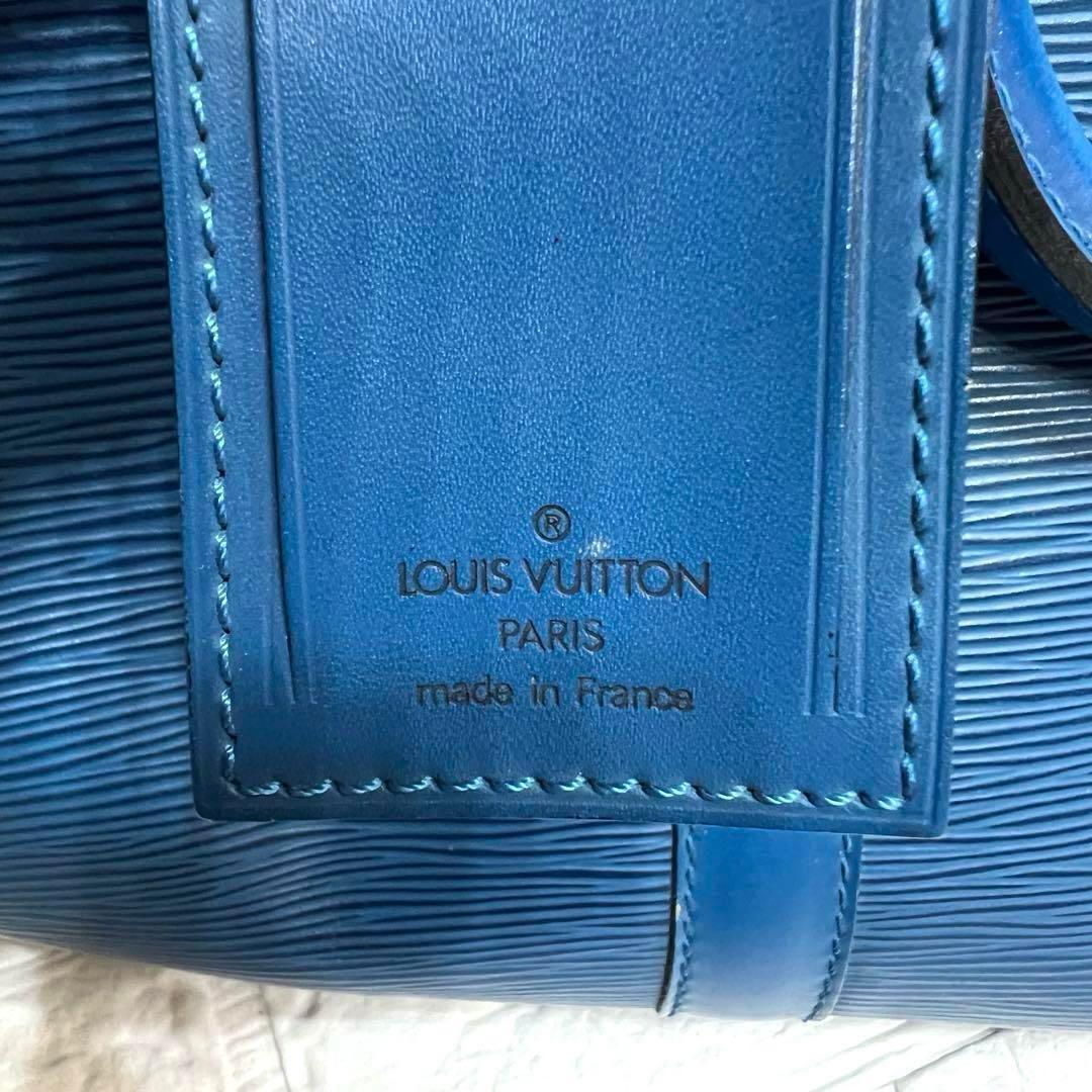 ルイヴィトン　LOUIS VUITTON エピ　ボストンバッグ　ブルー