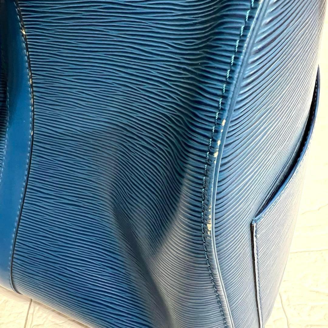 ルイヴィトン　LOUIS VUITTON エピ　ボストンバッグ　ブルー