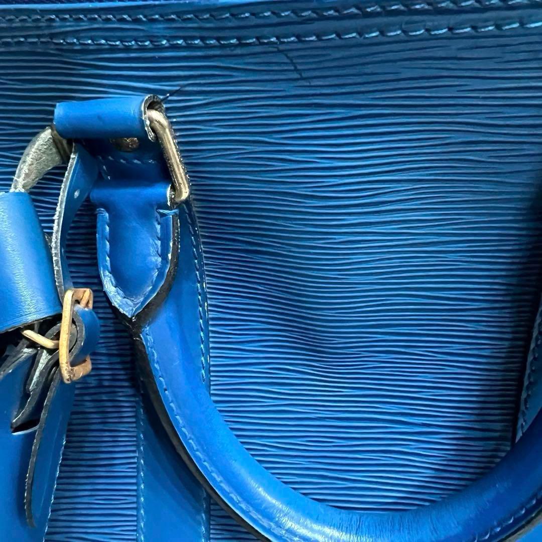 ルイヴィトン　LOUIS VUITTON エピ　ボストンバッグ　ブルー