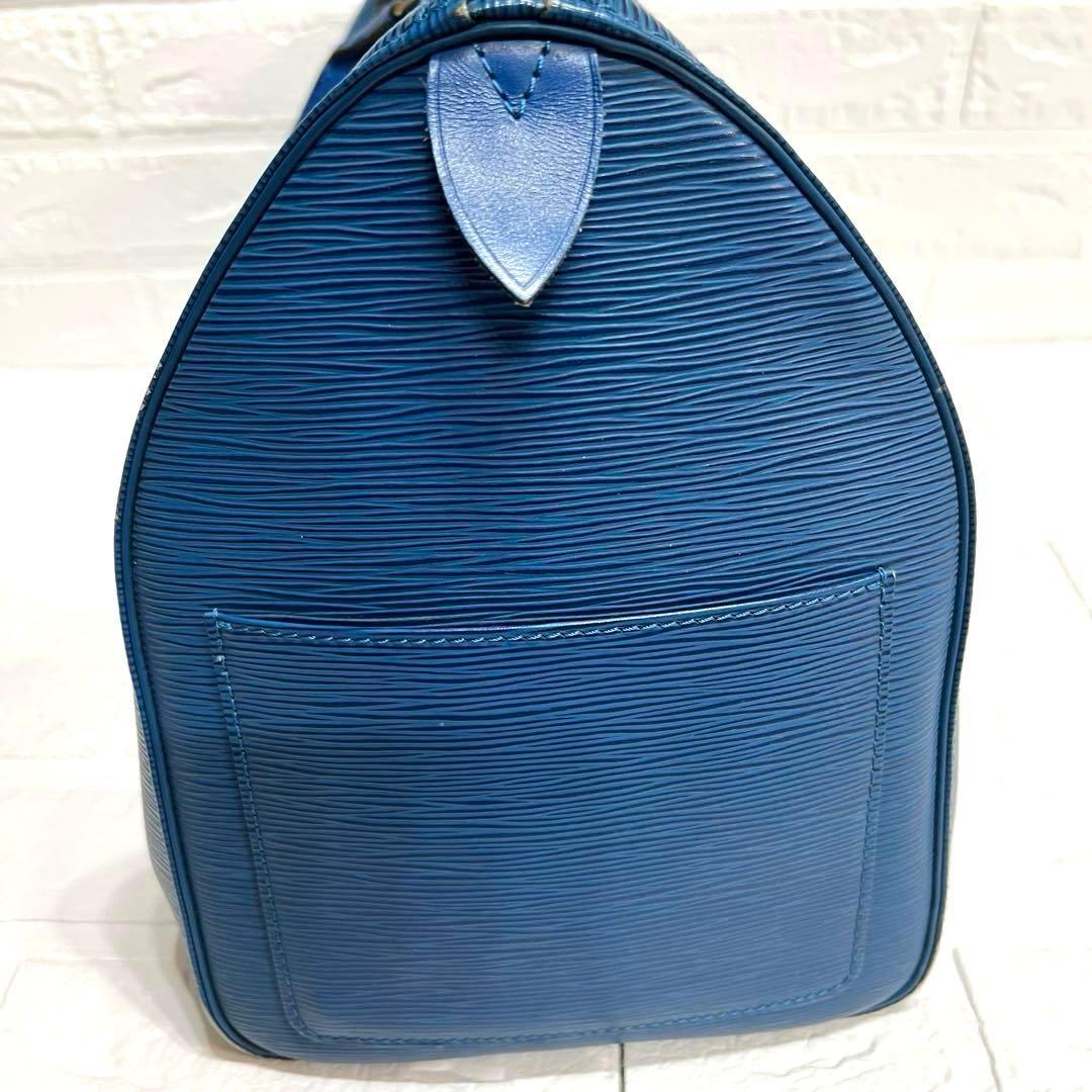 ルイヴィトン　LOUIS VUITTON エピ　ボストンバッグ　ブルー