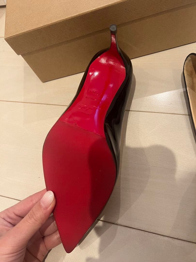 ChristianLouboutin kate85ルブタン37.5美品　ほぼ新品