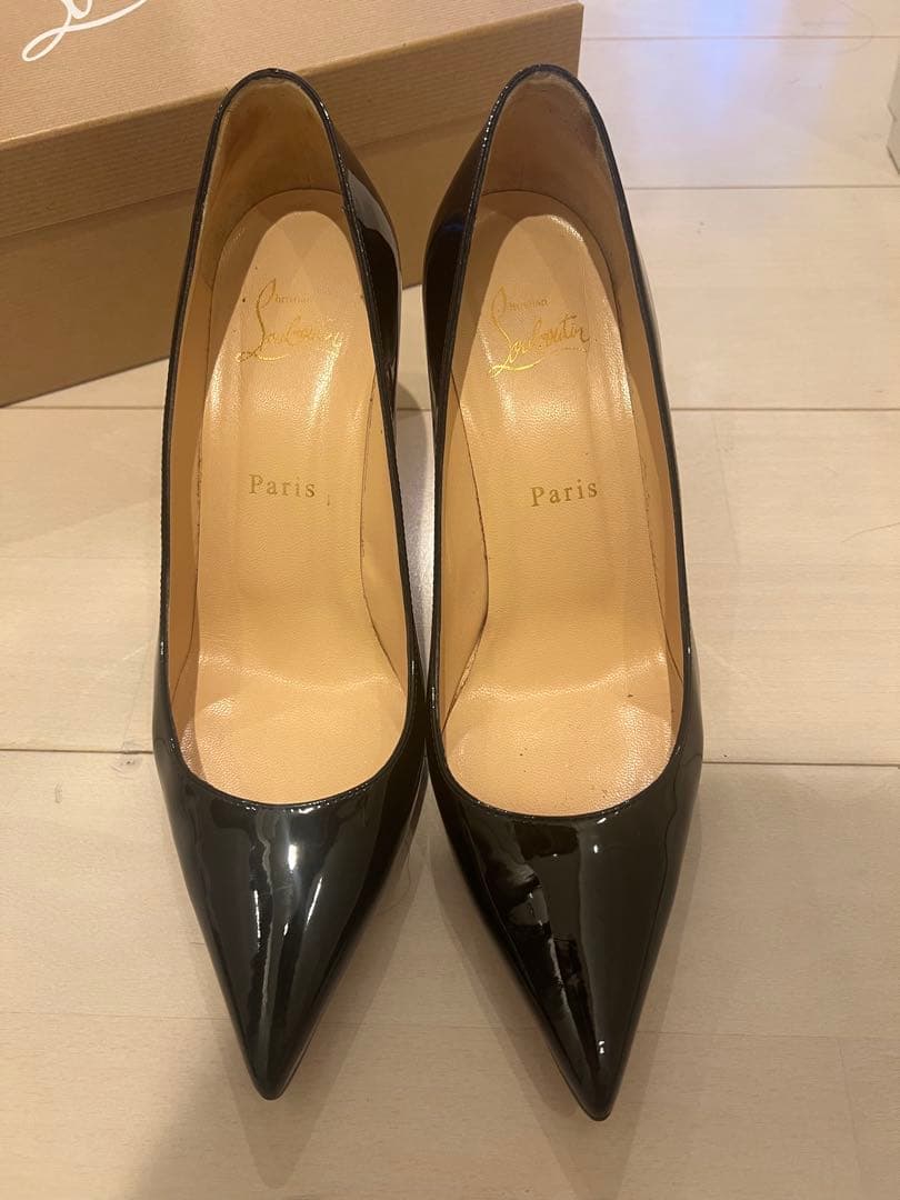 ChristianLouboutin kate85ルブタン37.5美品　ほぼ新品