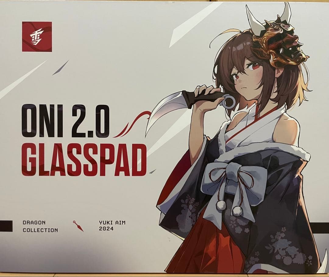 Yuki Aim ガラスマウスパッド Oni 2.0 Collection