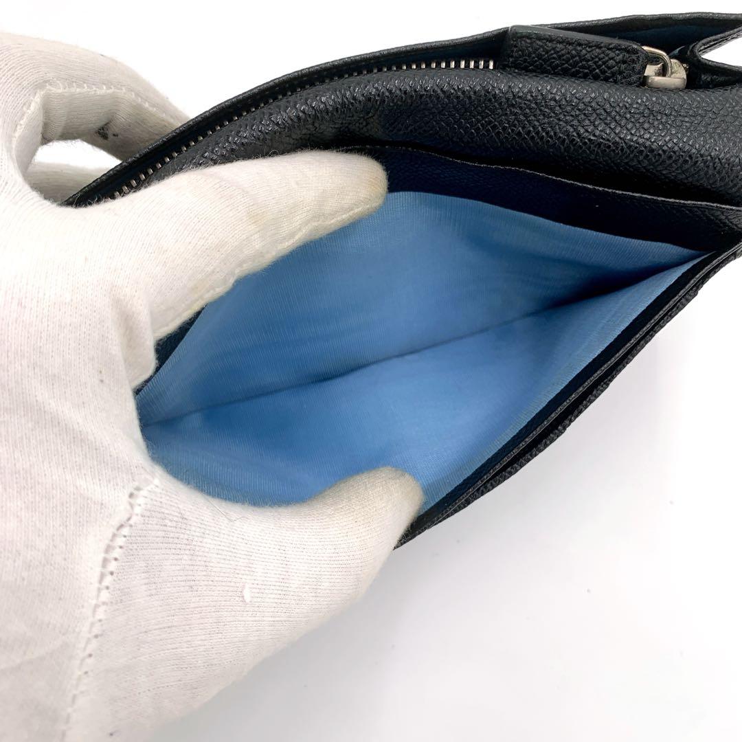 BVLGARI ブルガリ 長財布 ロゴリング レザー ロングウォレット