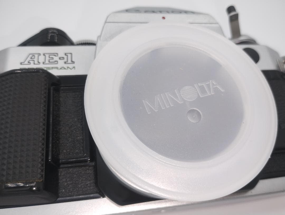 【外観美品】Canon AE-1 PROGRAM シルバー ボディ 難あり