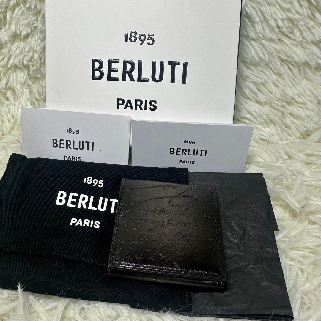 ベルルッティBerluti ケース小銭入れレザー カリグラフィー オリジン