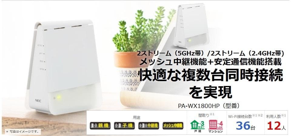 Aterm WX1800HP 新品 × 2台