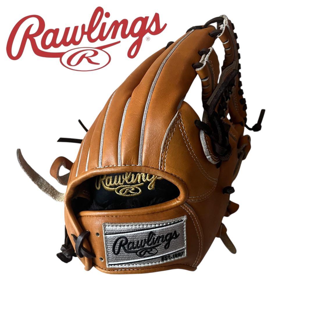 Rawlings プロエクセル 軟式グローブ ブラウン 内野手用