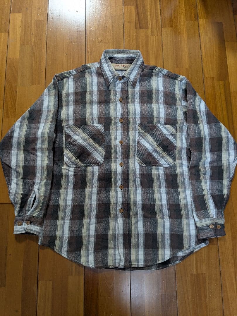 ビッグマック　ネルシャツ　ヘビネル　BIGMAC