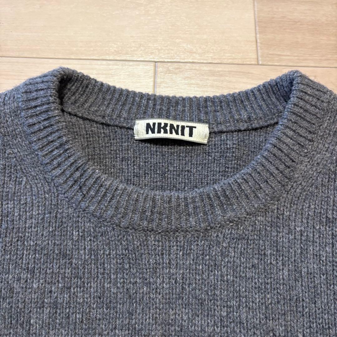 【NKNIT】 25AW bent elbow wool KNIT