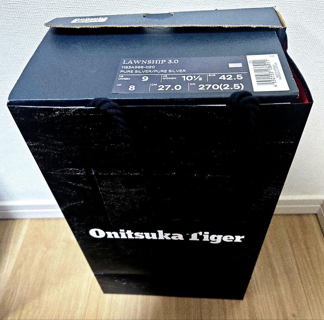 新品・未使用 オニツカLAWNSHIP 3.0 PURE SILVER 27cm