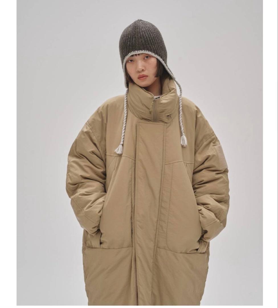 お引越しの為　EAR FLAP KNITCAP グレー