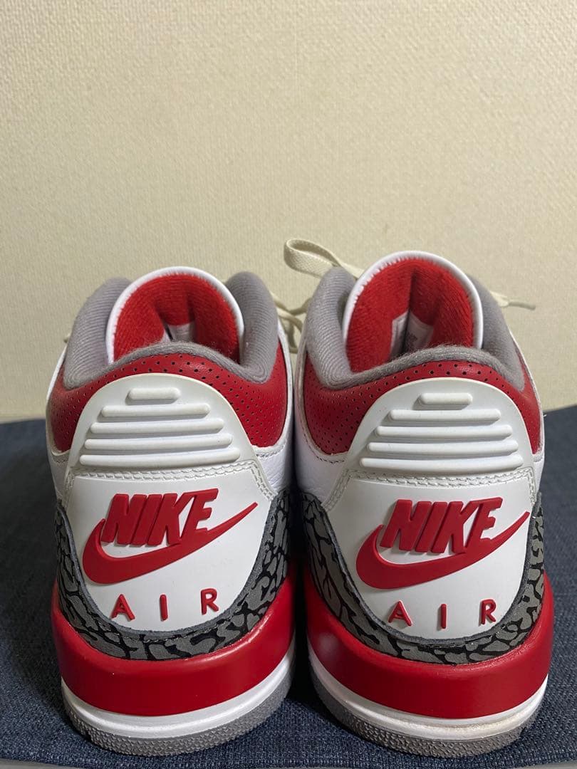 25.5 cm NIKE AIR JORDAN 3 ファイヤーレッド
