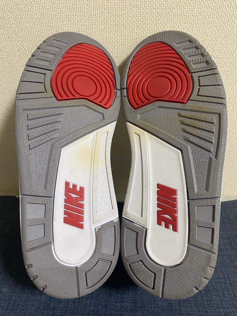25.5 cm NIKE AIR JORDAN 3 ファイヤーレッド