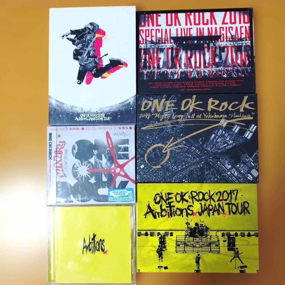 ONE OK ROCK ワンオク 6点セット (DVD 4点 + CD 2点)