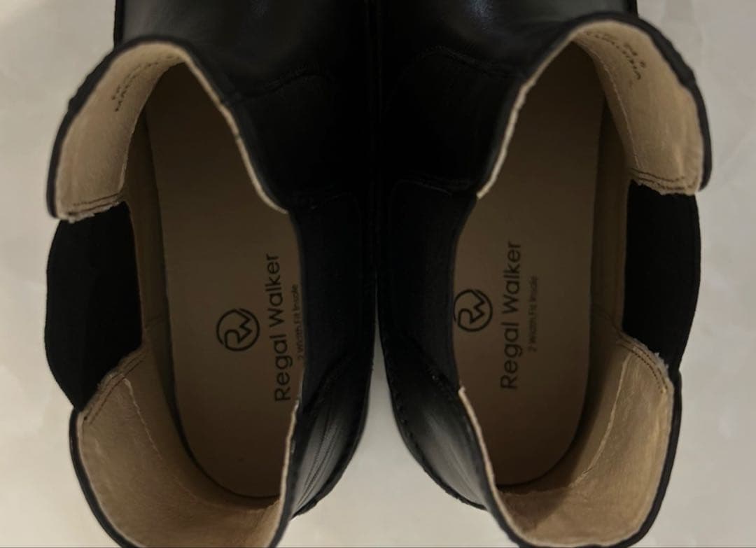 リーガルウォーカー ブラック HC49 サイドゴアブーツ