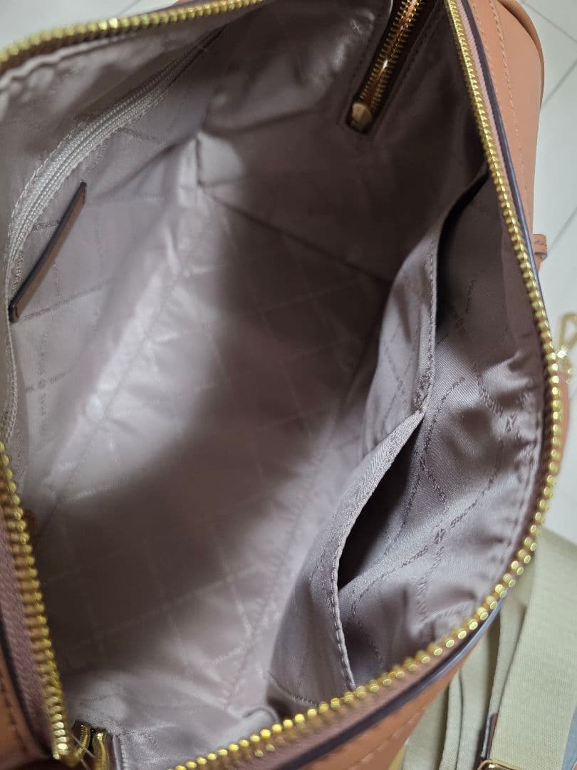 【美品】 MICHAEL KORS ハンドバッグ ボストン ブラウン ショルダー