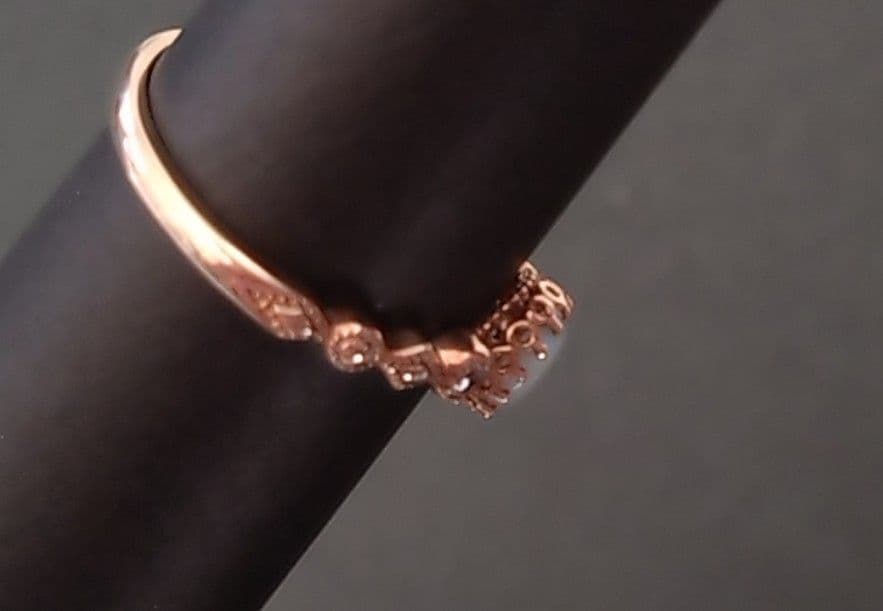 ツツミ　K10イエローゴールドオパールリング