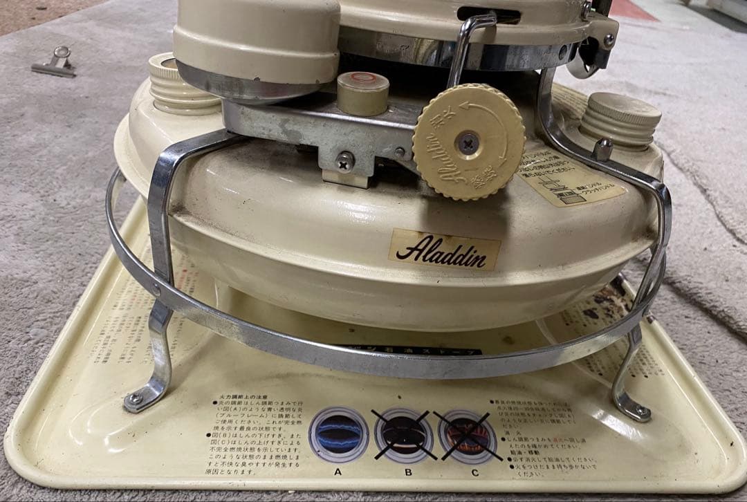 【アラジン】ブルーフレーム　J380004B 石油ストーブ　ジャンク　38