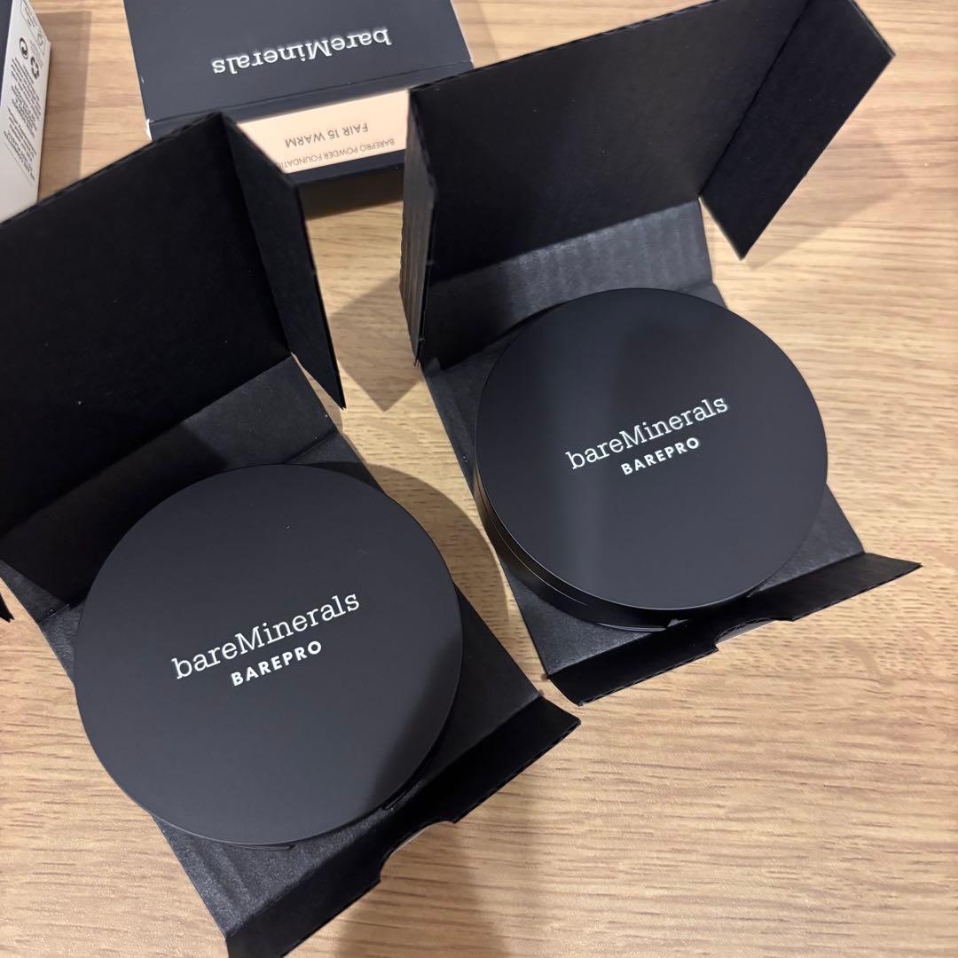 ベアミネラル ベアプロ 16HR パウダーファンデ フェア15ウォーム 2個