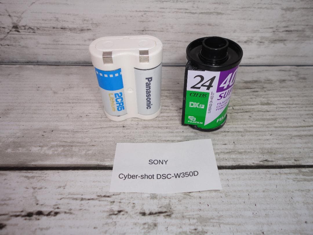 【動作良好】SONY デジタルカメラ DSC-W350D ホワイト