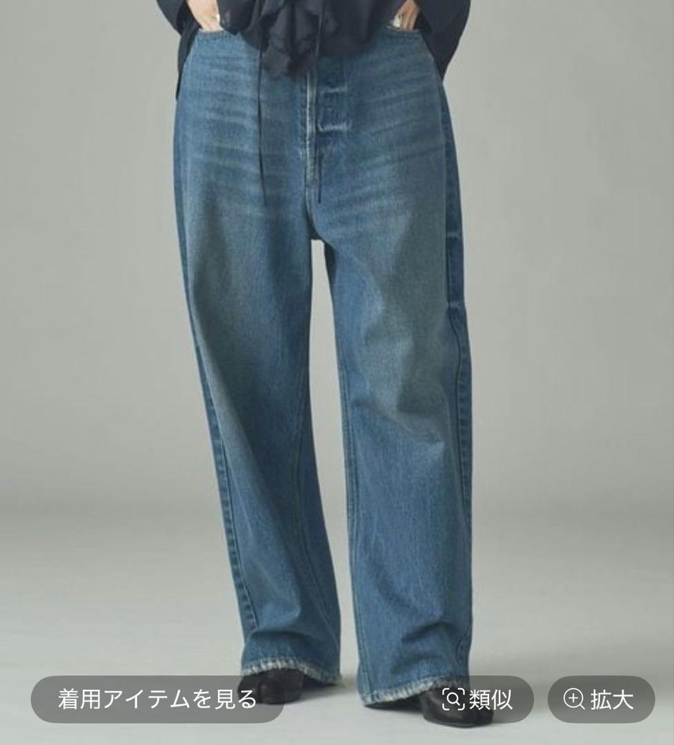 Curensology ＜&RC ＞ ワイドルーズデニムパンツ