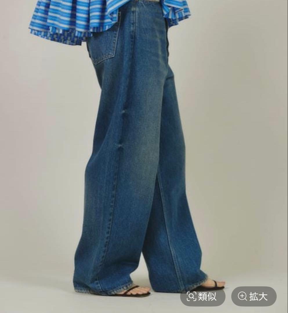 Curensology ＜&RC ＞ ワイドルーズデニムパンツ