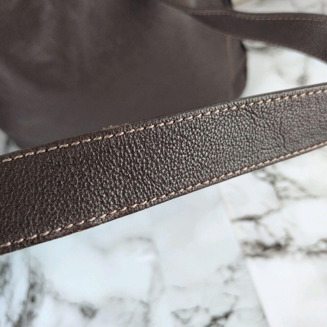 【美品】土屋鞄☆A4　金金具　レザー　ショルダーバッグ　メッセンジャー　メンズ