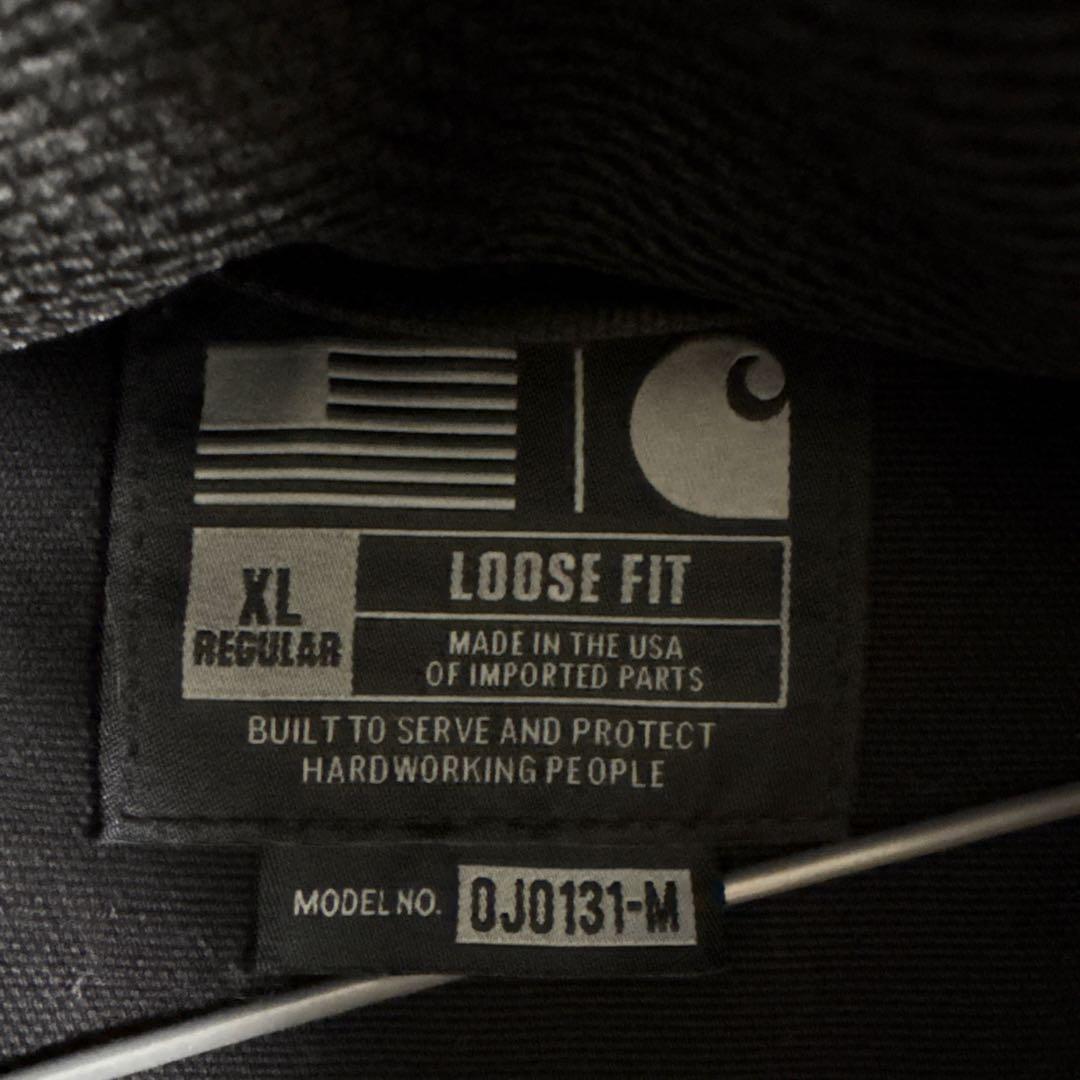 Carhartt ブラック アクティブジャケットパーカーXL