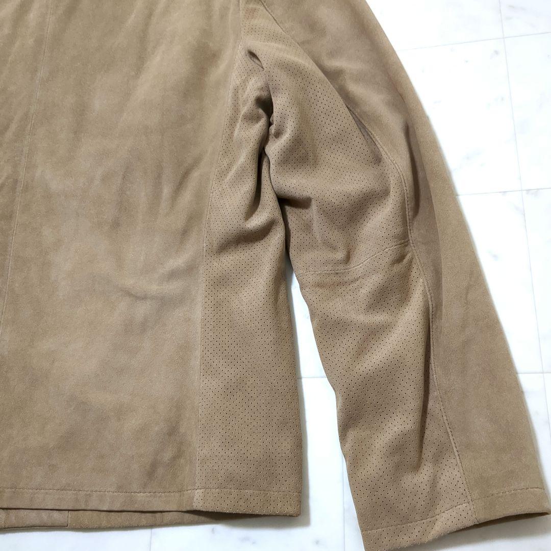 新品 2025SS JOSEPH ABBOUD ゴートスエードシングルライダース