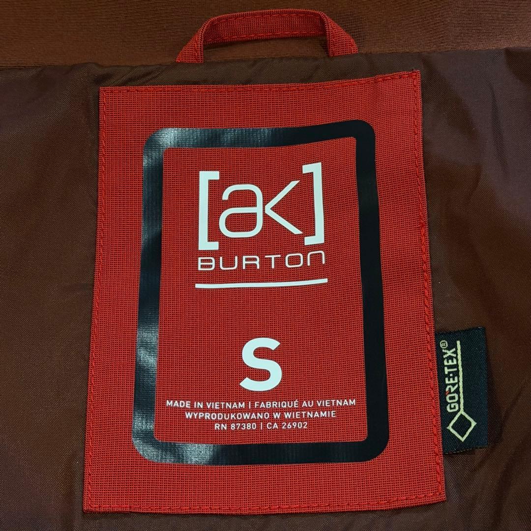 バートン M AK 2L SWASH JK プリマロフト ゴアテックス 赤 S