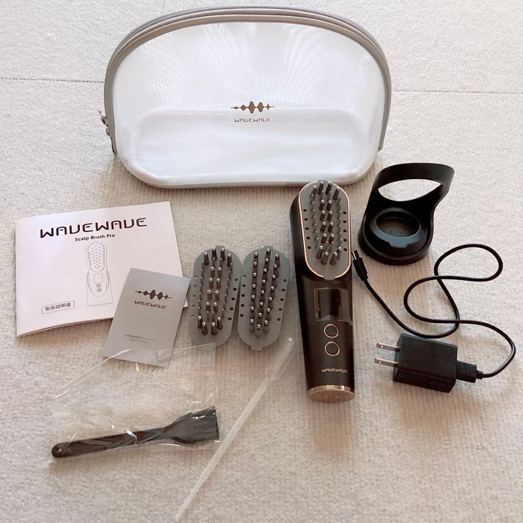 WAVEWAVE スカルプ ブラシ Pro【頭皮ブラシ・美顔器】