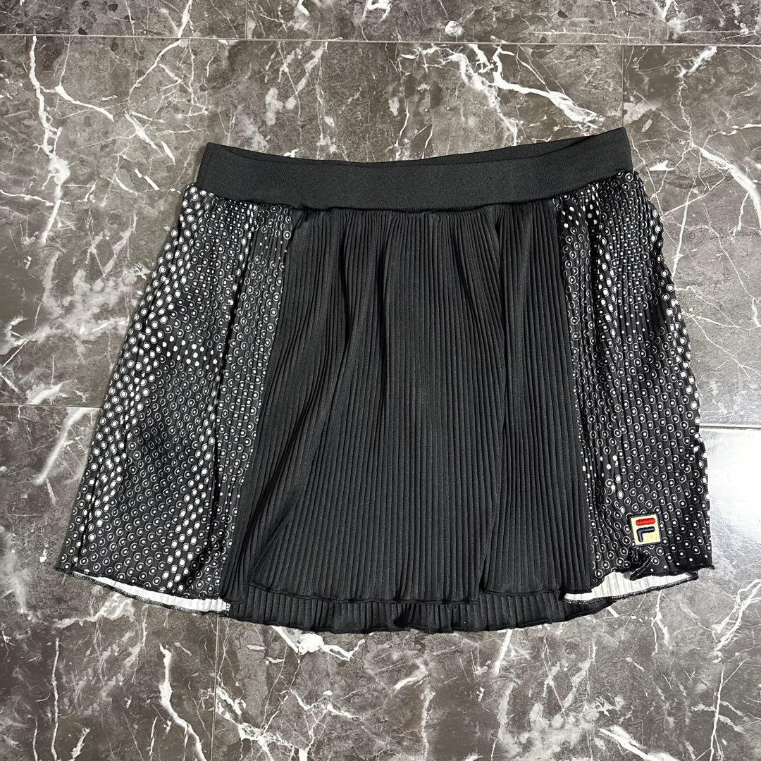 FILA テニスウェアセット ブラック/グレー