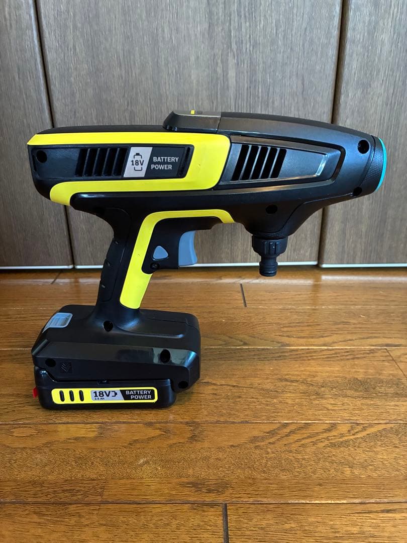 KARCHERモバイル高圧洗浄機KHB6バッテリーセット&3m水道ホースセット