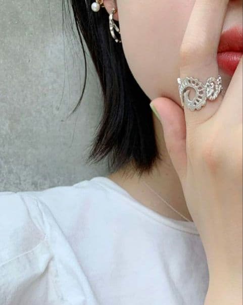 伝統的デザイン KAORU スワトウ リングL / オプション加工